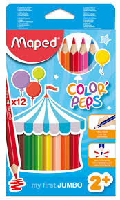 Color Peps 12 Pastelli Jumbo +2 anni